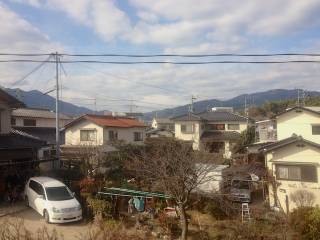 view from train