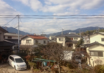 view from train
