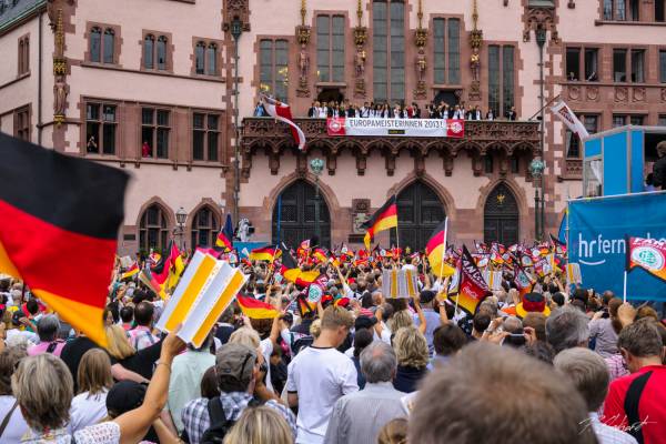 Frauen Fußball Europameister Party