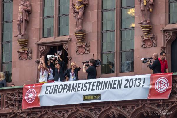 Frauen Fußball Europameister Party